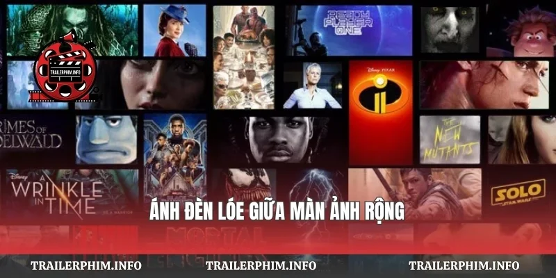 Ánh đèn lóe giữa màn ảnh rộng