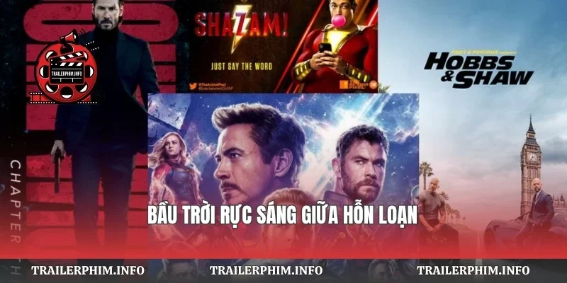 Bầu trời rực sáng giữa hỗn loạn