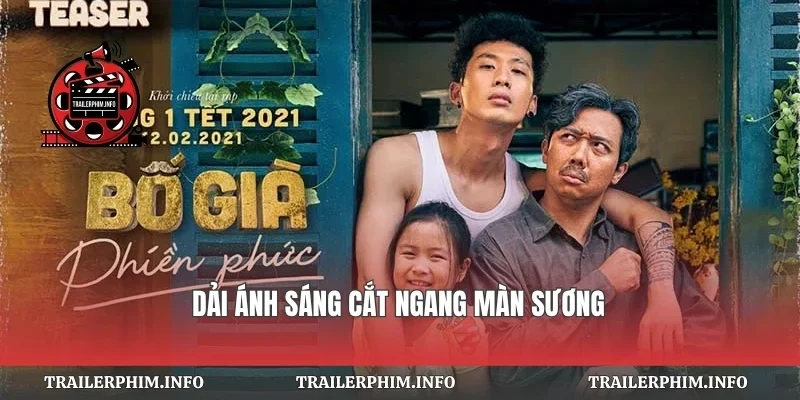 Dải ánh sáng cắt ngang màn sương