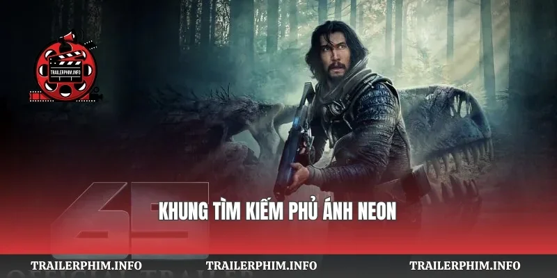 Khung tìm kiếm phủ ánh neon
