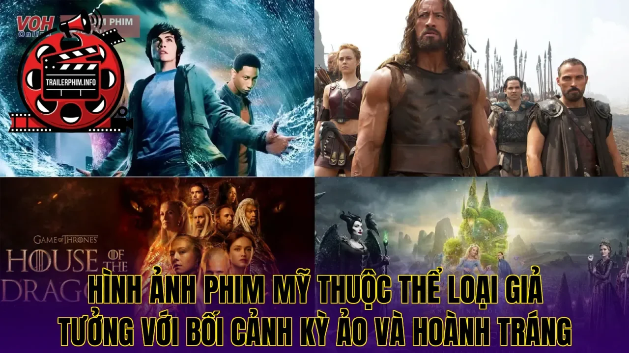 Hình ảnh phim Mỹ thuộc thể loại giả tưởng với bối cảnh kỳ ảo và hoành tráng